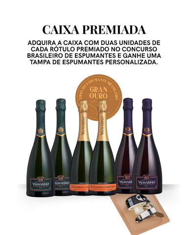 Caixa de espumantes premiados - Grande Ouro